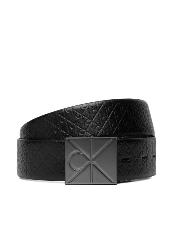 Calvin Klein Мъжки колан Emblem Plaque W/ Aop 35Mm Adj/Re LV04D7083G