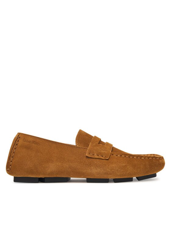 Calvin Klein Мокасини Square Driver Suede HW0HW02844