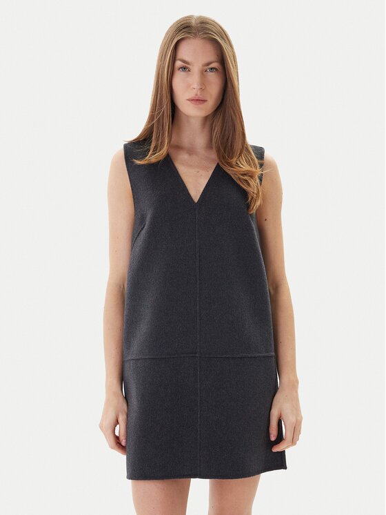 Calvin Klein Плетена рокля LV044D017G Relaxed Fit