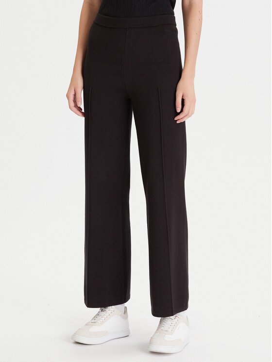 Calvin Klein Плетени панталони LV044D368G Wide Leg