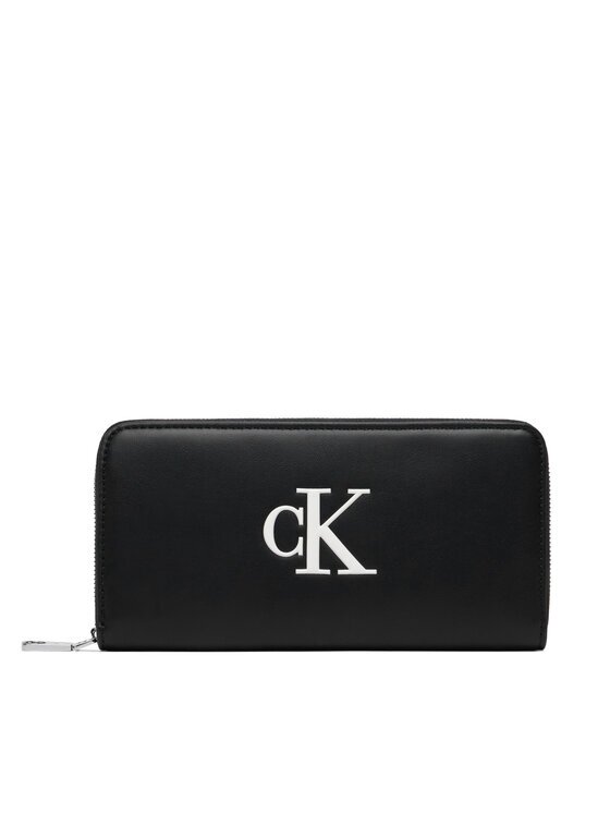 Calvin Klein Портфейл Bold Ck Long Zip Around LV04F1077G