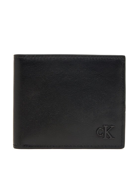 Calvin Klein Портфейл Bold Ck Suede Billfold W/ Coin LV04D1365G