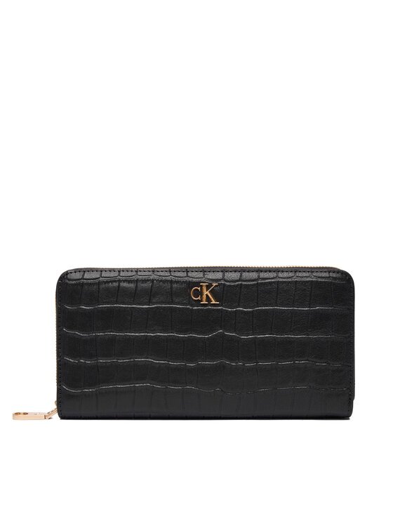 Calvin Klein Портфейл Ck Croc Long Zip Around LV04F1096G