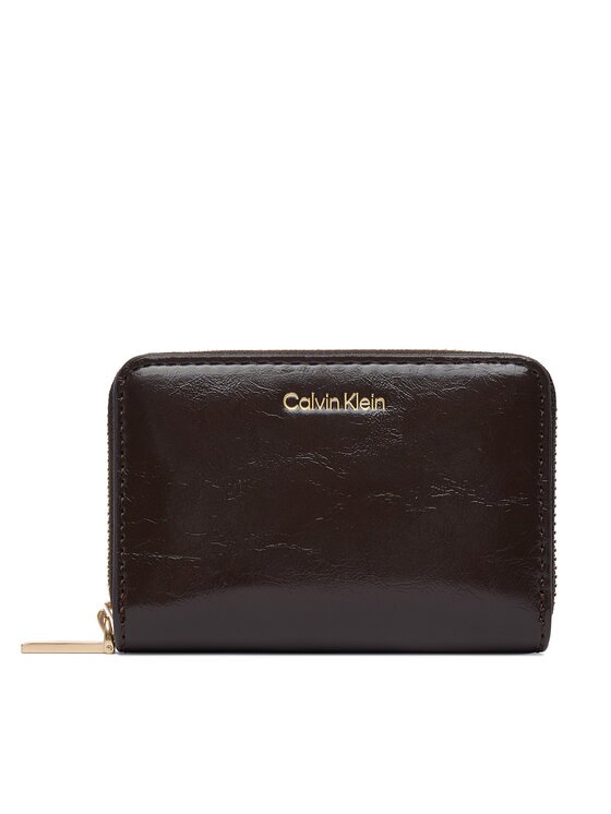 Calvin Klein Портфейл Foil Glossy Square Zip Around LV04F1201G