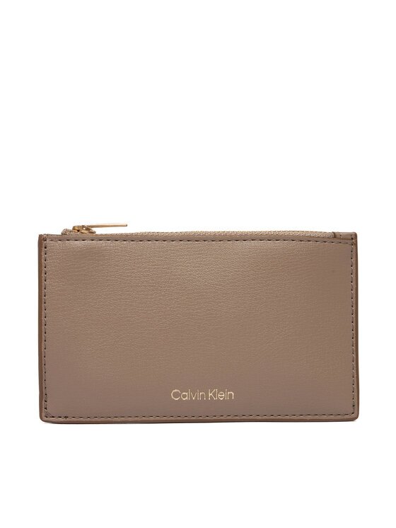 Calvin Klein Портфейл Foil Logo Top Zip Cardcase LV04F1090G