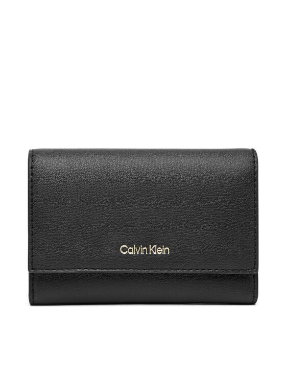 Calvin Klein Портфейл Foil Logo Trifold W/ Zip Pocket LV04F1117G