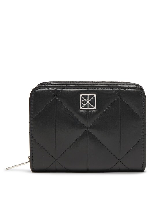Calvin Klein Портфейл Quilted Flap Zip Around LV04F1124G