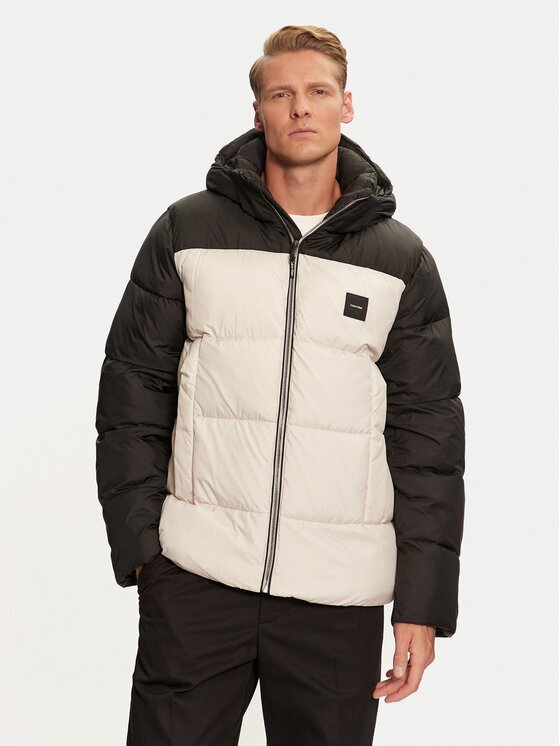 Calvin Klein Пухено яке K10K114384 Regular Fit