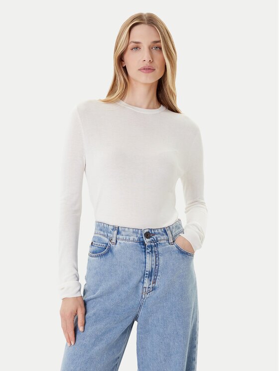 Calvin Klein Пуловер LV044C339G Екрю Regular Fit