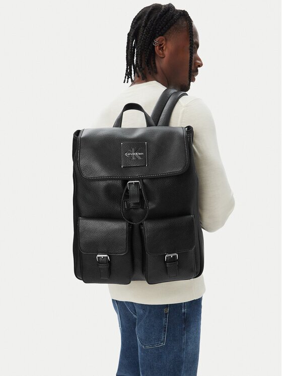 Calvin Klein Раница Bold Pebble Flap Backpack LV04D3565G