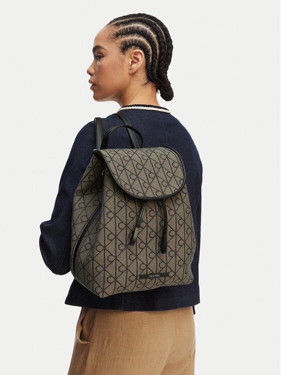 Calvin Klein Раница Emblem Aop Jacquard Backpack LV04F3536G