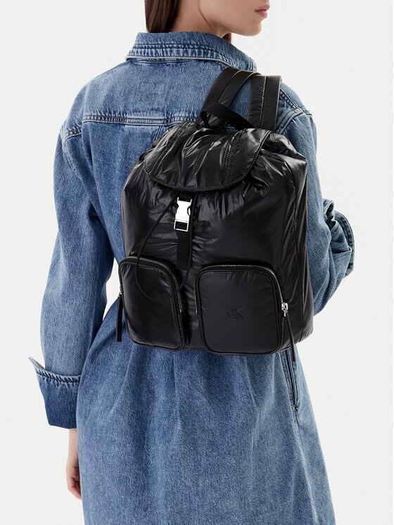 Calvin Klein Раница Pocket Nylon Flap Backpack LV04F3406G