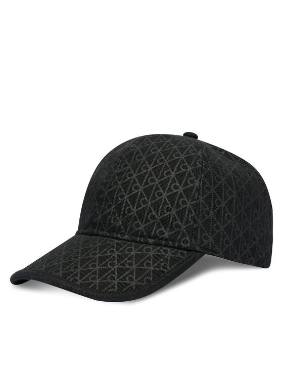 Calvin Klein Шапка с козирка Emblem Print W Leather Patch Cap LV04D5029G