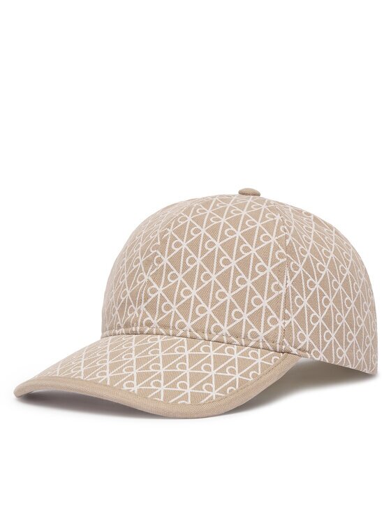 Calvin Klein Шапка с козирка Emblem Print W Leather Patch Cap LV04F5036G