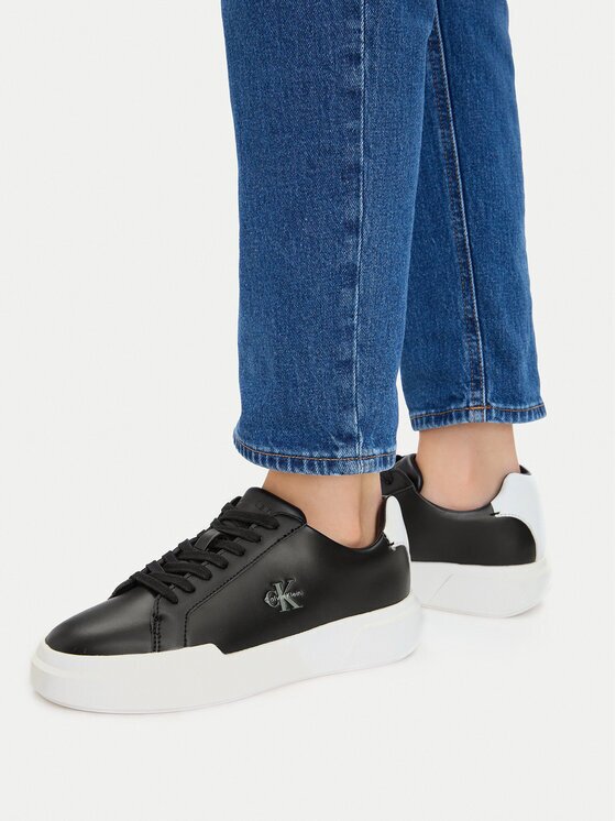 Calvin Klein Сникърси Chunky Cupsole Laceup Lth YW0YW01947