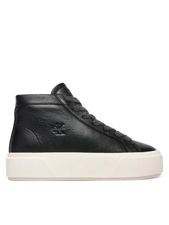 Calvin Klein Сникърси Flatform Mid Laceup Lth Wl HW0HW03230