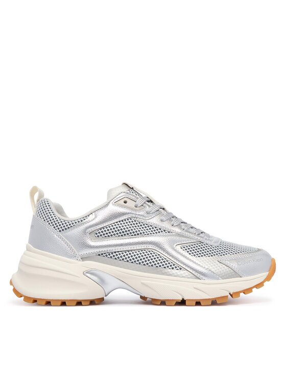 Calvin Klein Сникърси Hike Runn Ck Stripe Mesh-Lth Met HW0HW03251
