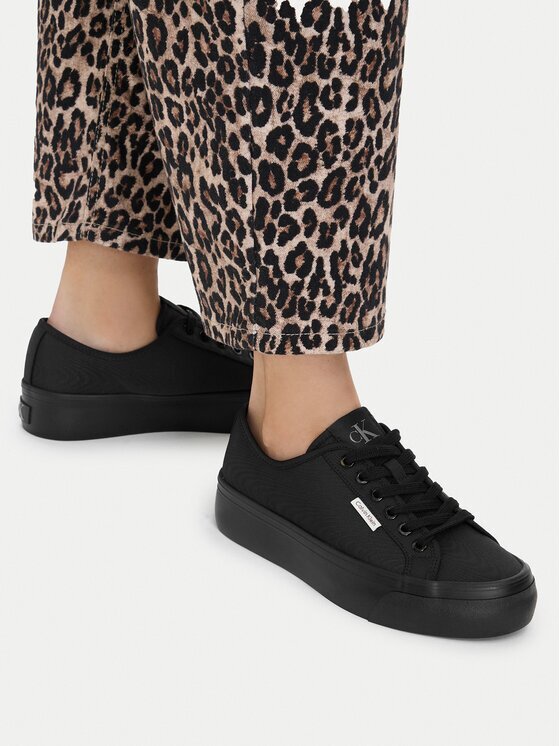 Calvin Klein Сникърси Vulc Flatform Lace Up Moire YW0YW02012