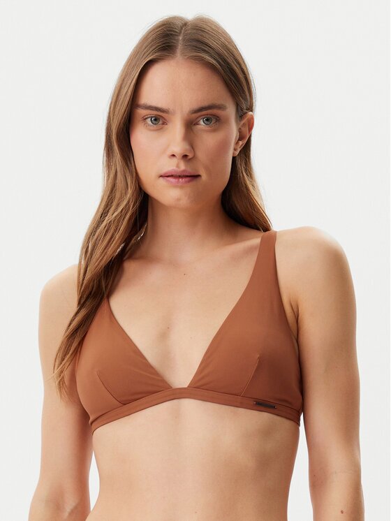 Calvin Klein Swimwear Горнище на бански Fixed Triangle-Rp KW0KW02844
