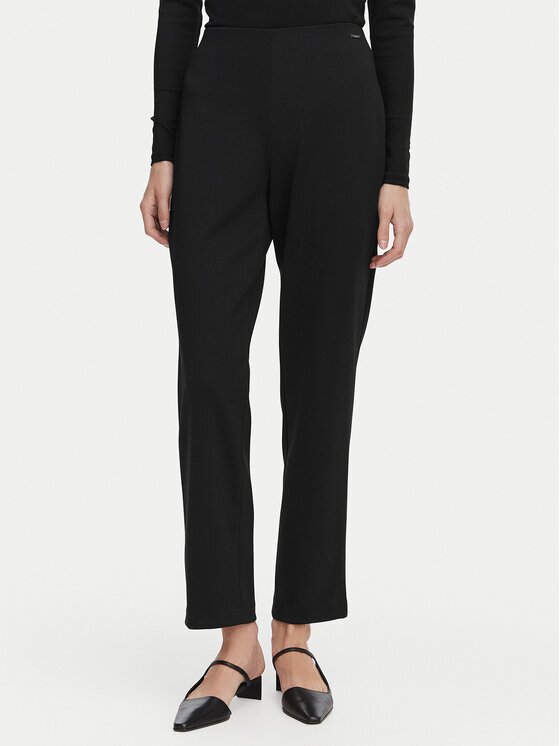 Calvin Klein Текстилни панталони LV044F659G Straight Fit