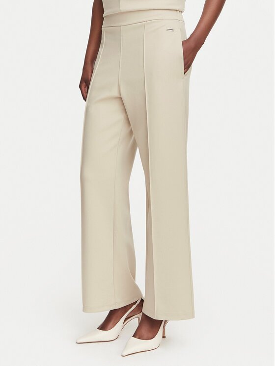Calvin Klein Текстилни панталони LV044G210G Wide Leg