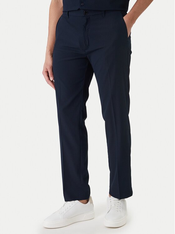 Calvin Klein Текстилни панталони LV04LF609G Straight Fit