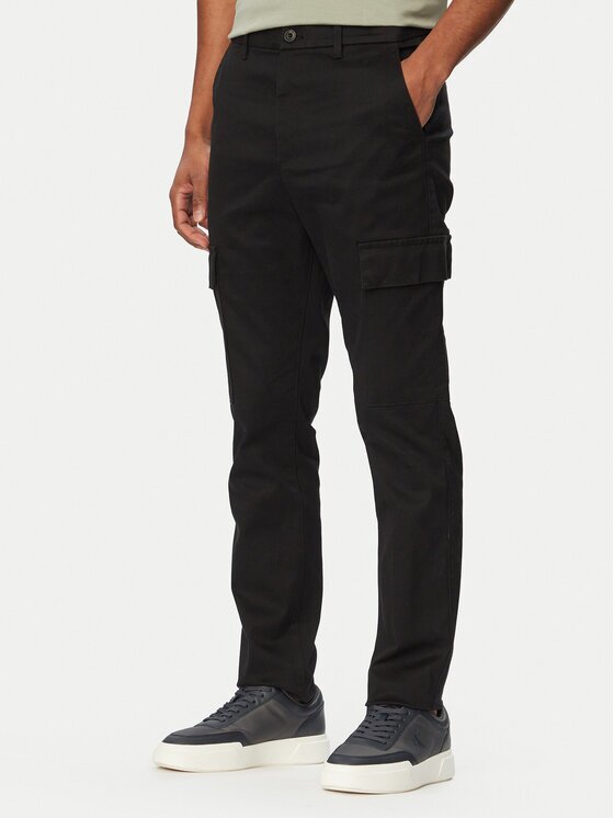 Calvin Klein Текстилни панталони Refined LV04LC619G Regular Fit