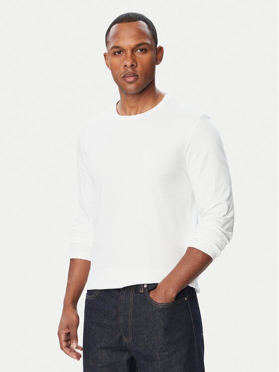 Calvin Klein Тениска с дълъг ръкав LV04LH808G Slim Fit