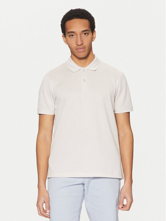 Calvin Klein Тениска с яка и копчета K10K114475 Regular Fit