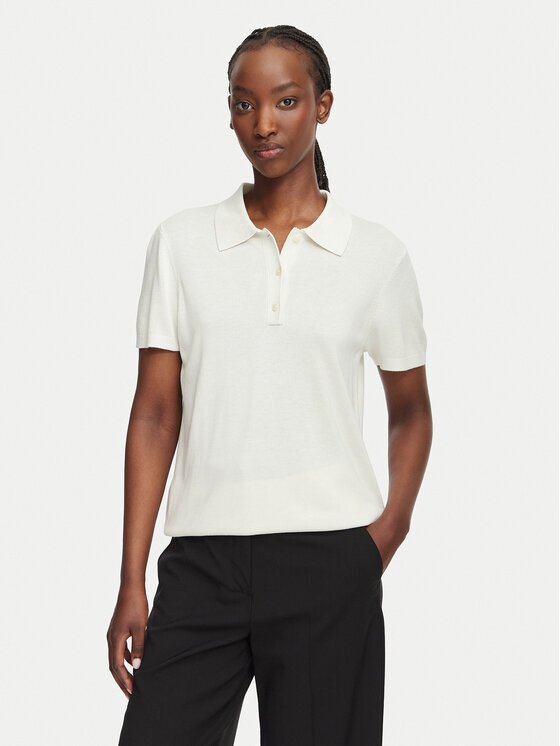 Calvin Klein Тениска с яка и копчета LV044G311G Slim Fit