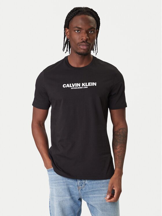 Calvin Klein Тишърт 30s Graphic LV04RE820G Regular Fit
