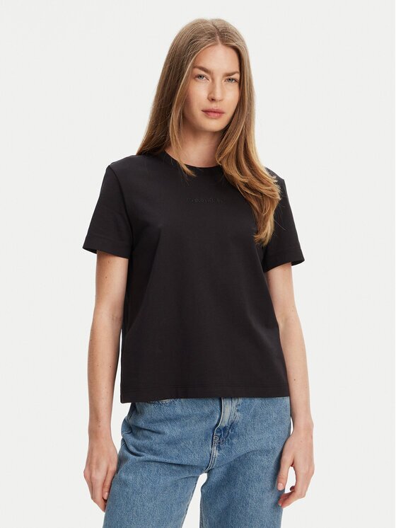 Calvin Klein Тишърт LV044C905G Син Regular Fit