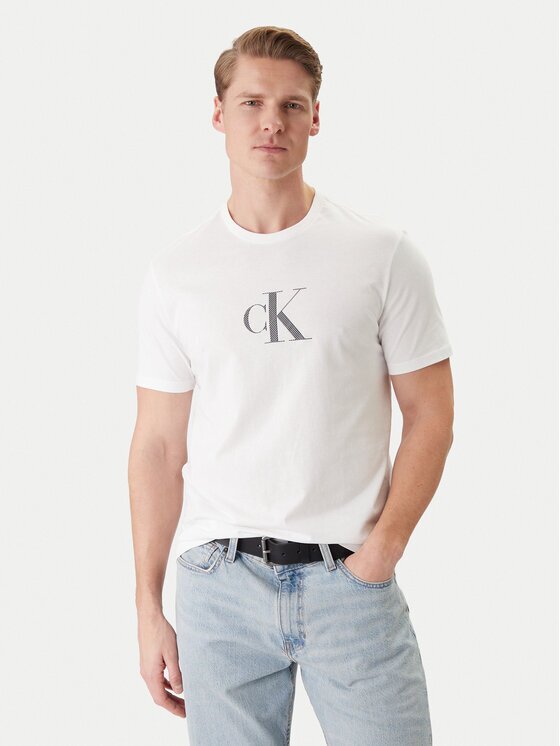 Calvin Klein Тишърт LV04RF853G Светлосиньо Regular Fit