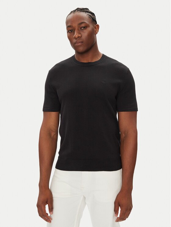 Calvin Klein Тишърт Supima LV04LC333G Екрю Regular Fit