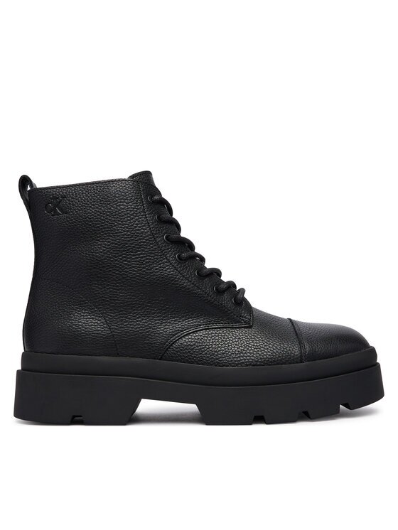 Calvin Klein Туристически oбувки Lugged Mid Lace Up Tc Tu Lth HM0HM02267