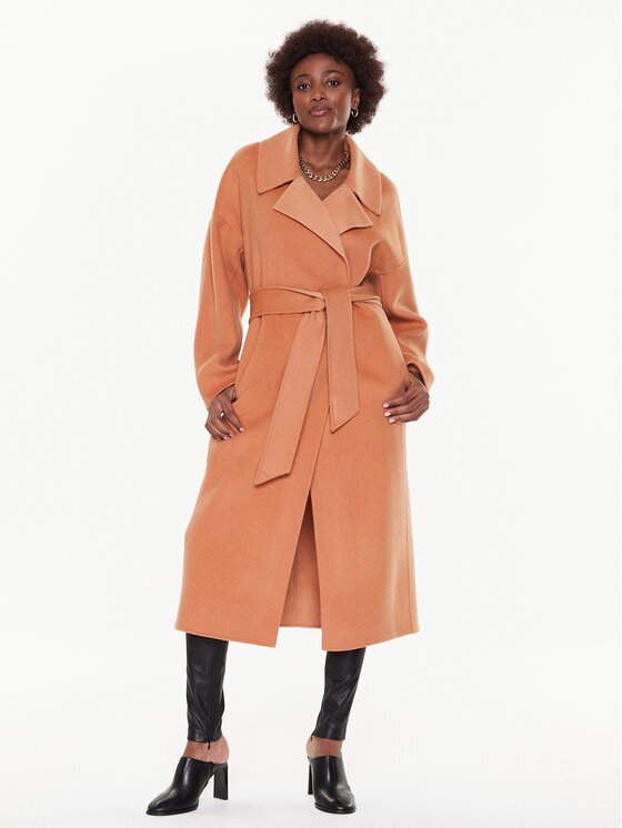 Calvin Klein Вълнено палто K20K205006 Oversize