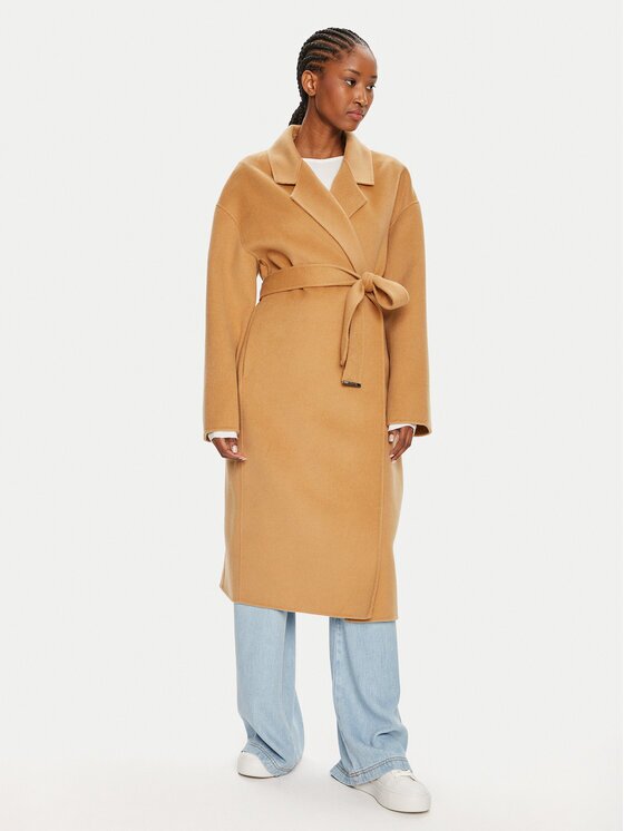 Calvin Klein Вълнено палто K20K207089 Oversize
