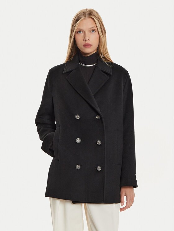 Calvin Klein Вълнено палто K20K207699 Regular Fit