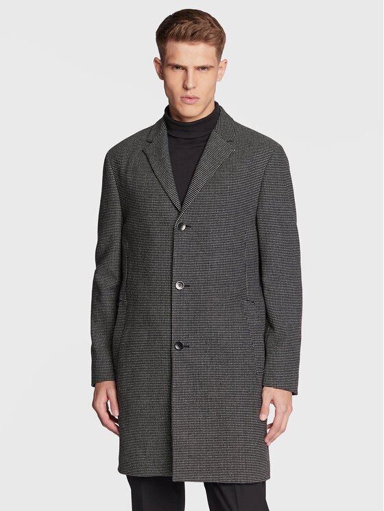 Calvin Klein Вълнено палто Statement K10K109952 Regular Fit