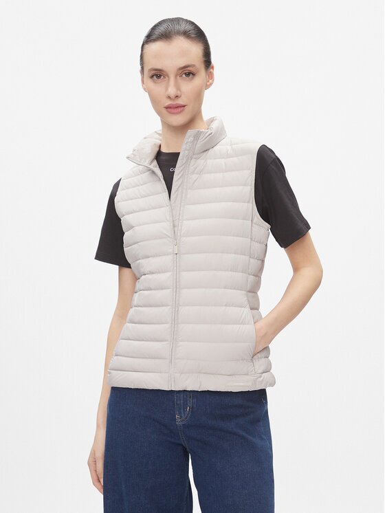 Calvin Klein Жилетка за костюм Packable Super Lw Padded Vest K20K206325 Slim Fit
