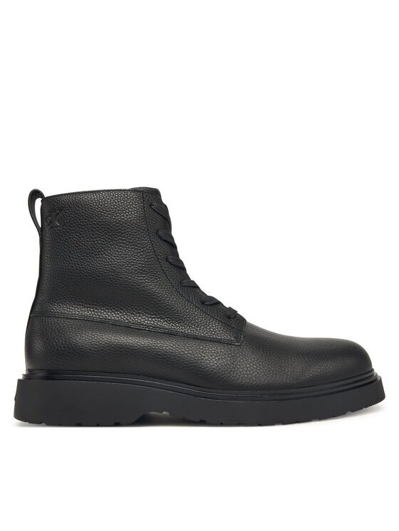 Calvin Klein Зимни обувки Combat Ess Lace Up Zip Boot Lth YM0YM01373
