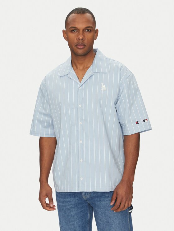 Champion Риза 221041 Тъмносин Regular Fit