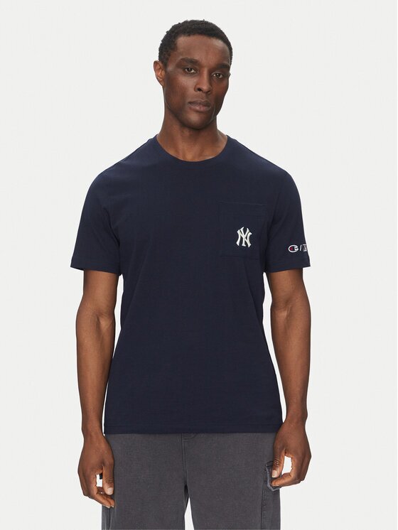 Champion Тишърт 221038 Светлосиньо Regular Fit