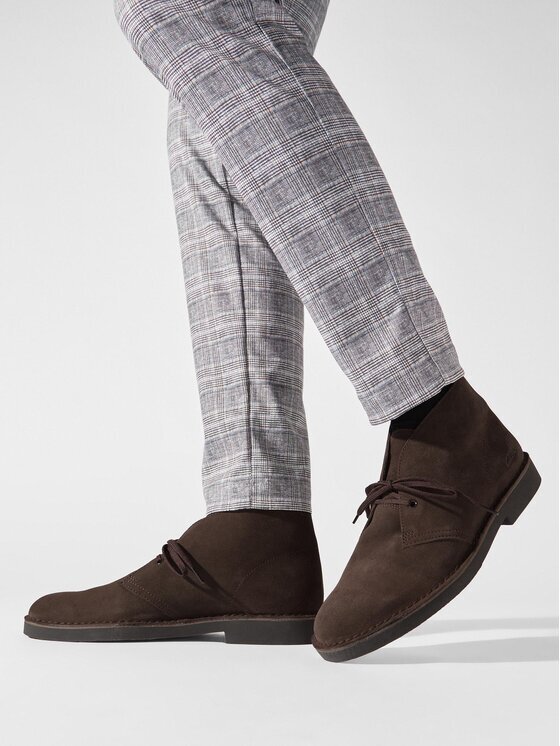 Clarks Зимни обувки Desert Bt Evo Dark