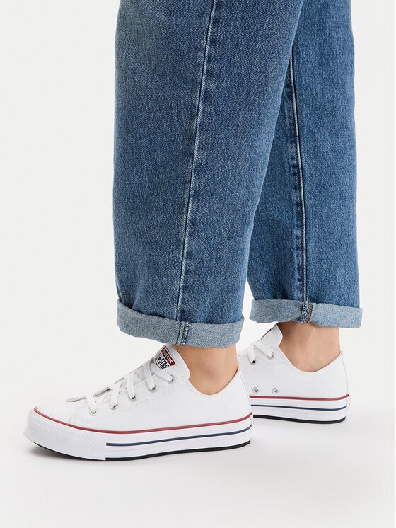 Converse Кецове Chuck Taylor All Star Eva Lift Ox 272858C Бял