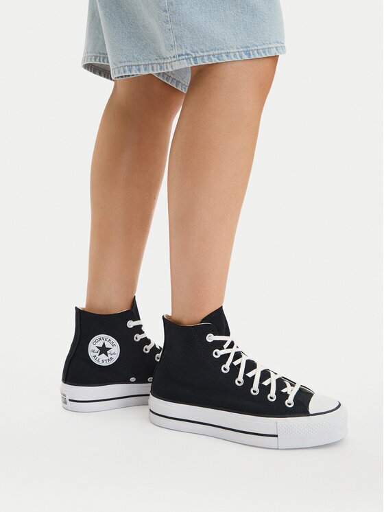 Converse Кецове Chuck Taylor All Star Lift Hi 560845C Черен