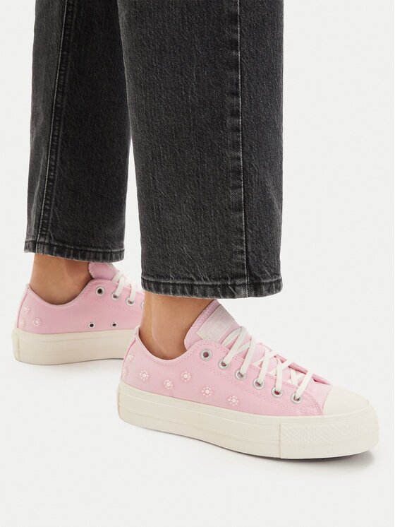 Converse Кецове Chuck Taylor All Star Lift Platform Beads A16108C Розов