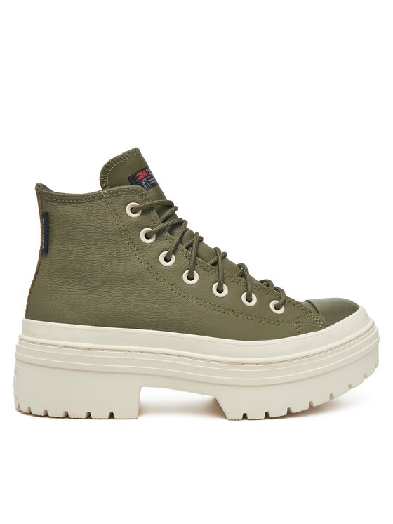 Converse Кецове Chuck Taylor All Star Lugged Heel Platform Waterproof A11163C 306 Зелен