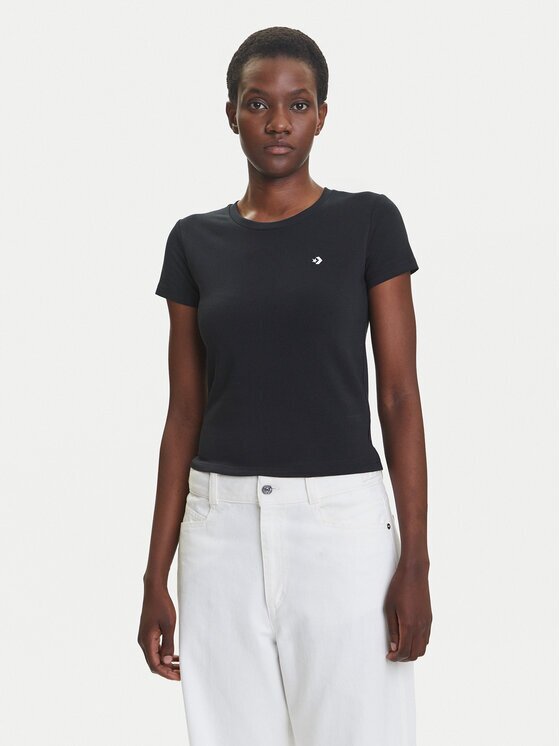 Converse Тишърт 10027252-A02 Slim Fit