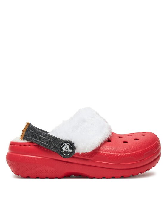 Crocs Чехли Classic Lined Santa Clog K 210931